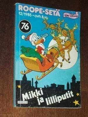 Roope-Setä Taskulehti  12 / 1985 (76) - Walt Disney