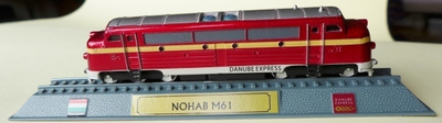 Pienoismalli N , Danubia Express Junan veturi, Märklin ei
