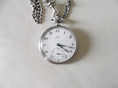 Omega teräs taskukello vetokello