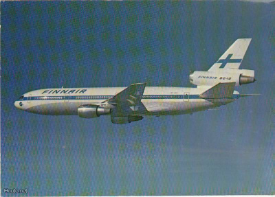 LENTOKONEKORTTI - DC-10 - FINNAIR - 5