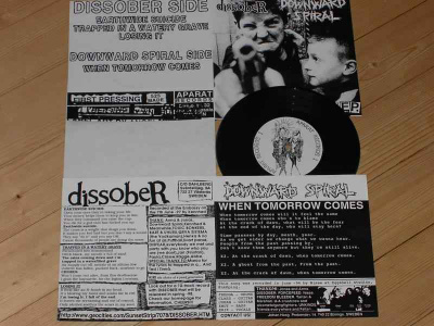 DISSOBER / DOWNWARD SPIRAL 7”EP -1997- .......ruotsi hc.....