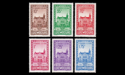 Luxemburg 290-5 * Postimerkkinäyttely (1936)