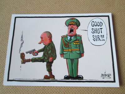 Ukraina: propaganda postikortti