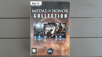 PC CD/DVD: Medal Of Honor Collection 3x peliä