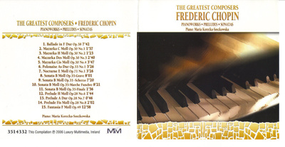 Frédéric Chopin : Pianoteoksia, preludeja, sonaatteja - CD
