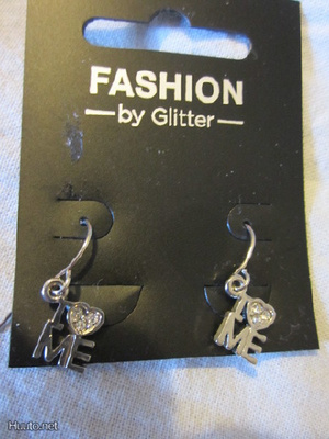 Korvakorut Roikkuvat I Love Me fashion by Glitter