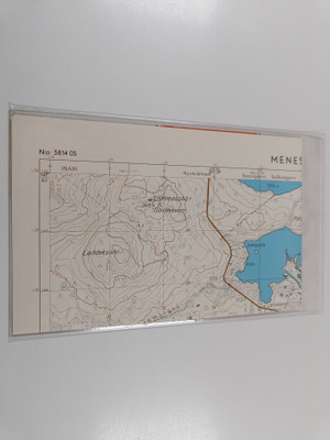 Topografinen kartta 1:20 000, N:o 3814 05 : Menesjärvi
