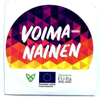 Voimanainen tarra