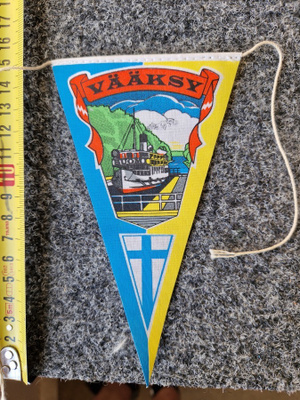 Vääksy vintage pieni matkailuviiri