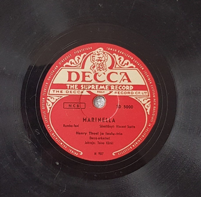 Savikiekko 1948 - Henry Theel  - Decca SD 5000