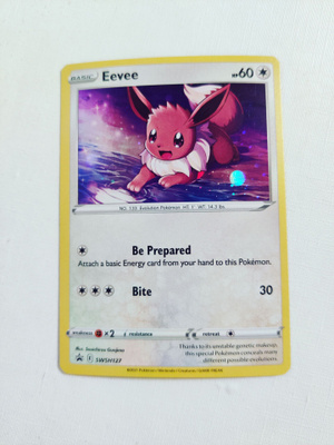Eevee SWSH127 Holo Black Star Promo Sword & Shield