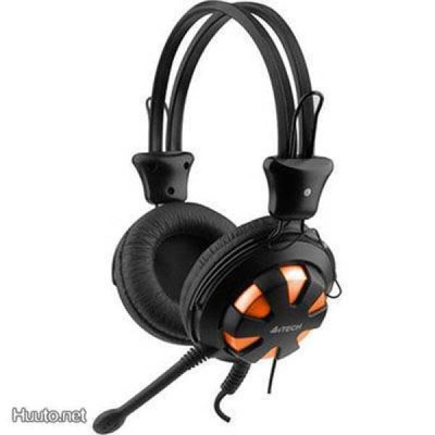 A4Tech HS-28-3 Headset, suljettu, 2x3.5mm, 2m, oranssi UUSI