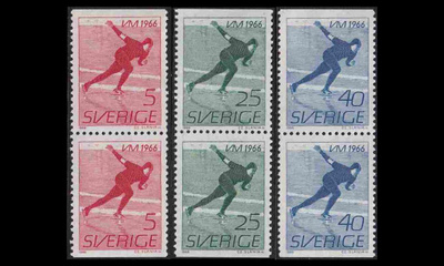 Ruotsi 546-8DD ** Luistelun MM-kilpailut (1966)