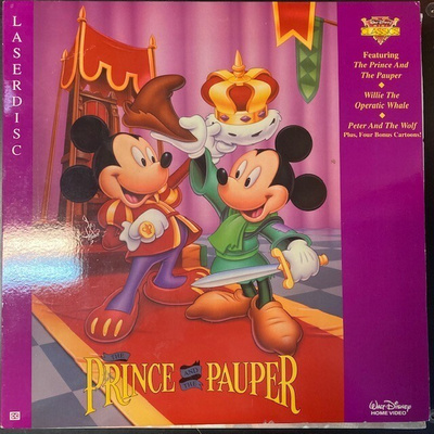 Prince And The Pauper LaserDisc
