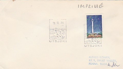 ERIKOISLEIMA , Utsjoki 19.10.1971