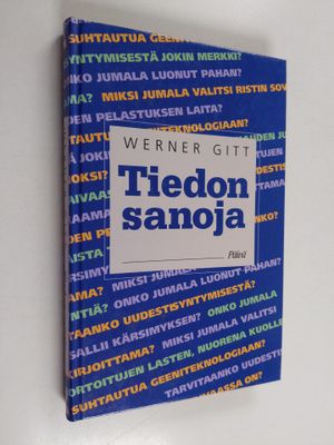 Werner Gitt : Tiedon sanoja