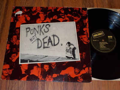 The EXPLOITED -  Punks Not Dead - LP 1981 punk EX-