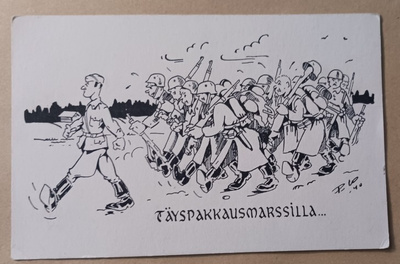 Kalle Patoluoto: Täyspakkausmarssilla, Fältpost 1944