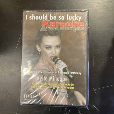 I Should Be So Lucky Karaoke - Kylie Minogue DVD (UUSI)