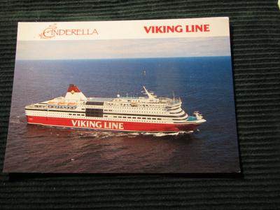 Viking Line .Cinderella. Laivapostikortti