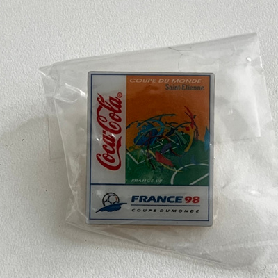 Coca-Cola- Jalkapallo, Ranska MM-98 pinssi