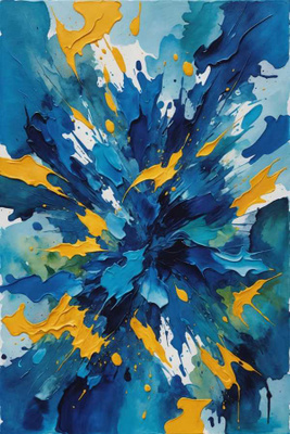 Uusi Abstrakti alumiinitaulu 20 cm x 30 cm
