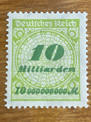 SAKSA REICH 1923 YLEISMERKKI**