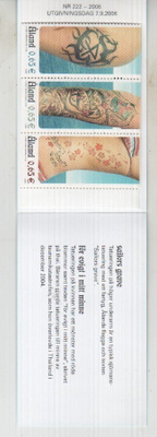 Åland 2006 Tatuointeja vihko 9X 0,65€ **