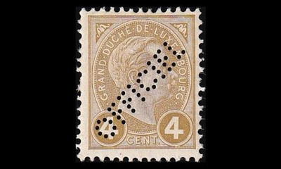 Luxemburg 64 * Virkamerkki läviste 4 C (1899)