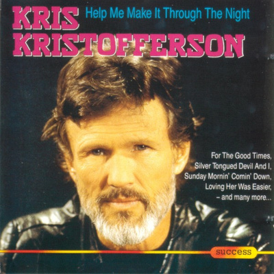 Kris Kristofferson CD VG++ Help Me Make It Through The Night