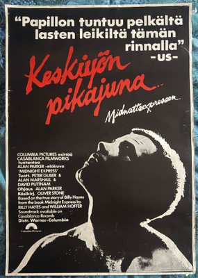 ELOKUVAJULISTE KESKIYÖN PIKAJUNA / MIDNIGHT EXPRESS