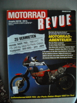 Motorrad Revue - Ausgabe 1987/88 (20.3)