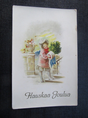 Hyvää Joulua. Postikortti