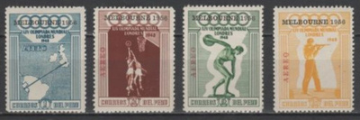 (S0198) PERU, 1957 (Summer Olympic Games, Melbourne 1956)
