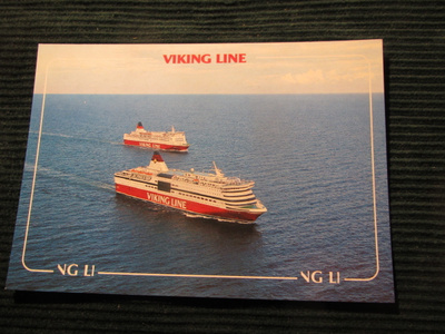 Viking Line . Laivapostikortti