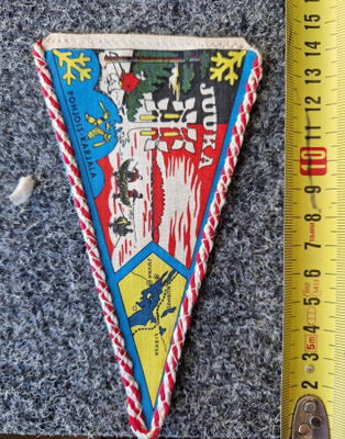 Juuka vintage pieni matkamuisto viiri