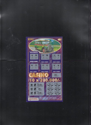 Vanha Casino-arpa.  Linja-auto. Nykyisin keräilykohde