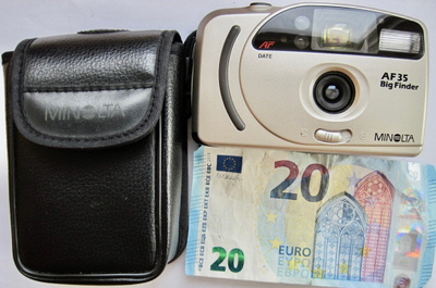VANHA Kamera Minolta AF35 Big FInder Date