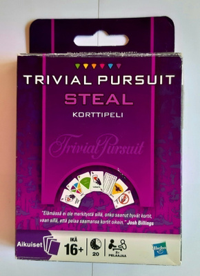 Trivial Pursuit Steal korttipeli uudenveroinen 2009