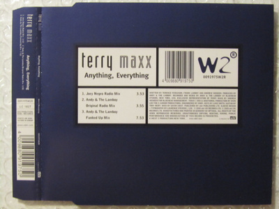 Terry Maxx • Anything, Everything CD Maxi-Single