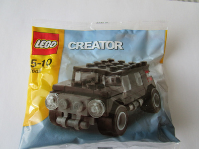 Vintage Lego Creator set: 7602 Hummeri, auto