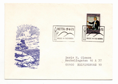 Hetta: Music in the north (erikoisleima  19.4.1973)