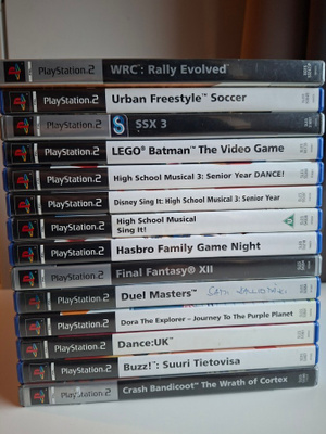Pelipaketti, Sony PS2 (14 kpl)