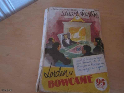 Wanha ruotsinkielinen Scotland Yard-pokkari v. 1942 !