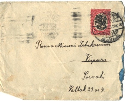 KUOPIO -VIIPURI ,SORVALI