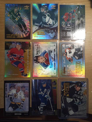 1990-luvun NHL erikoiskortit alk. 0,50€ kpl (lista)