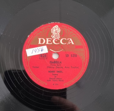 Savikiekko 1953 - Henry Theel - Decca SD 5210