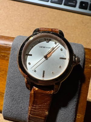 Emporio Armani Mia Ruusukulta/Nahka Ø32 mm ref. AR11525 Rann