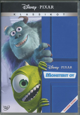 Disney Pixar: MONSTERIT OY - Suomi-DVD 2001- Monsters, Inc.