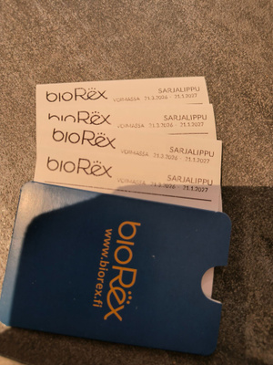 Biorex Elokuvaliput